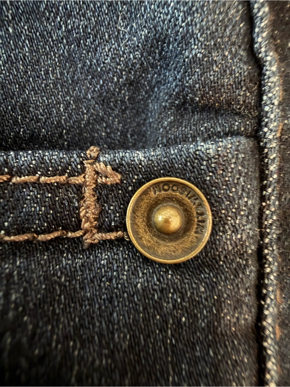 Wit & Wisdom |Dark Wash |Stretch Jeans |Size 4 |Slim Straight Denim - Picture 6 of 11